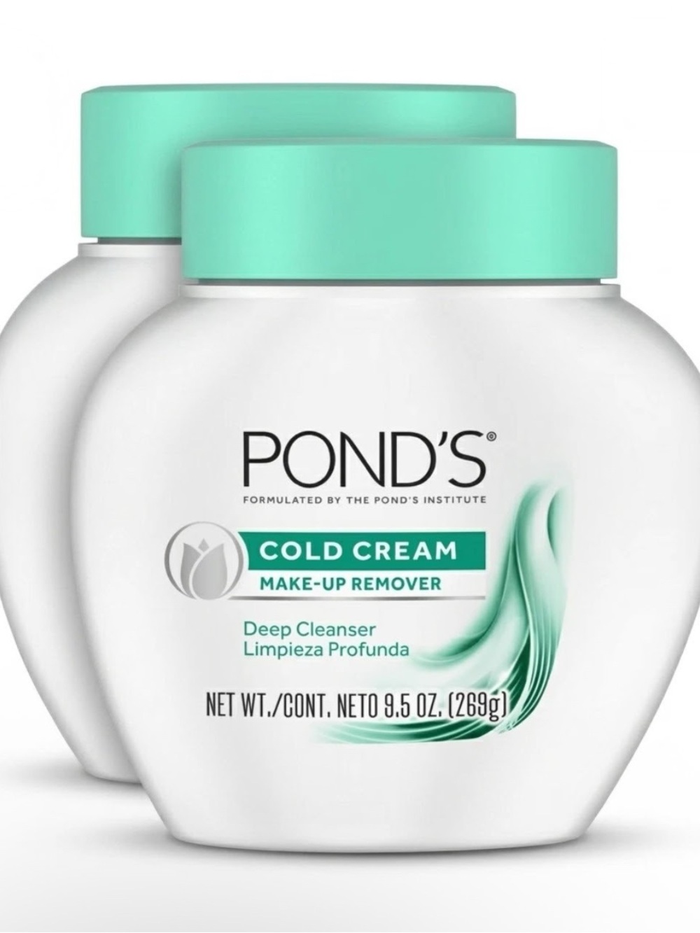 POND’S Cold Cream Cleanser 9.5 oz Pack of 2 Makeup Remover Hydrating Cream